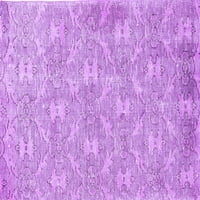 Ahgly Company Zatvoreni kvadrat Persian Purple Tradicionalni prostirke, 5 'Trg