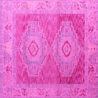 Ahgly Company Zatvoreni pravokutnik Oriental Pink Moderni prostirke, 2 '4 '