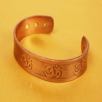 SUNSOUL BY TOUCHNONI indijski ručno izrađeni OM Celtic uzorak bakrene nakit narukvice za sve