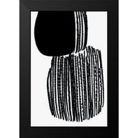 Studio crni moderni uokvireni muzej umjetnički print pod nazivom - žice krompira