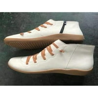 Fangasis Womens Arch Support Boint Boine patentne patentne patentne patentne patentne čizme ravne cipele
