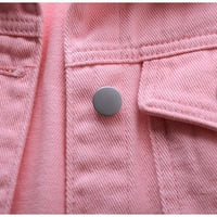 IOPQO jean jakna Ženska tenka Vrhunska labava čvrsta košulja Tranim jakne bez rukava traper prsluk ženske