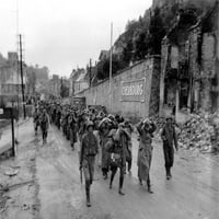Njemački zatvorenici uzeti u borbi protiv istorije Cherbourga