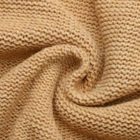 Dukseri za žensko odobrenje plus veličine Ženski solidni zimski kornjač džemper rukav rukav pulover