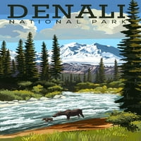 Nacionalni park Denali, Aljaska, loza i rijeka Rapids