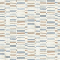 2949- Fresnaye Light Plavi posteljina traka pozadina Moderni stil grafika Theopani tkanina Podigni vinil