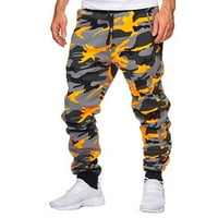 Puawkoer Sportske kamuflage Jogging pantalone Ležerne prilike za muškarce Fitness Print Muške hlače