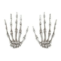 Par skeletni ručni plastični ručni skeletni partijski predsjednik za Halloween ukras