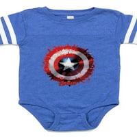 Cafepress - Avengers Cap Shield SpTer - Slatka novorođenčad za bebe fudbal
