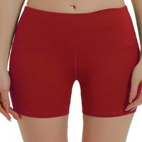 Ženske joge hlače s džepovima od suštinskog visokog struka za vježbanje