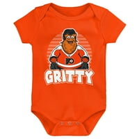 Novorođen i novorođenčad narančasti Philadelphia Flyers Mascot Pride Bodysuit