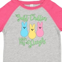 Inktastičan smiješni Uskrs samo chillin 'sa mojim peepom poklon majicom za dječaku majicu ili majicu Toddler
