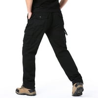 Pedort Muške hlače Teretne lagane radne hlače Pješačke Ripstop teretna hlače Black, 4xL