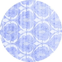 Ahgly Kompanija Mašina koja prati u zatvorenom okruglom okruglim sažetkom plavih prostirki savremene površine, 6 'runda