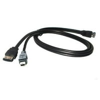 ESATA + USB kombinirani kabel u eSATA mužjak i USB mini tipa mužjaka