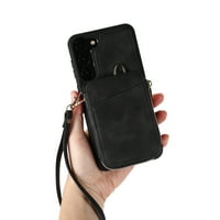 za Samsung Galaxy S ultra Case Case Case Case, torbica za telefon sa zatvaračem sa RFID držačem za rukovanje
