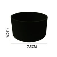 Čaša poklopac prostora u potkrovlje silikonske poklopce gumeni donji jastuk 32-40oz univerzalni, crni