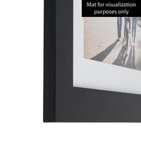 ArttoFrames Black Pasch, ovaj crni MDF okvir za poster je odličan za vašu umjetnost ili fotografije, dolazi sa običnom staklom
