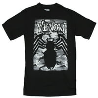 Venom muns majica - crno-bijeli slika CAMO stila logotipa
