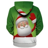 Božićne majice za žene Drćene slatke gnome Santa puloveri za ispis Učvršćene novitetne majice