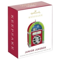 Halkmark Mini Junior Jukebo Muzički multi-boja plastični ukrasni akcent ornament, 1,24