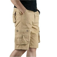 Sayhi čvrste muške boje s više džepom i modnim ljetnim hlačama u svim muškim pantalonama Muške hlače