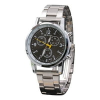 Muškarci luksuzni satovi Kvarcni sat od nehrđajućeg čelika Ležerne prilike Bracele Watch