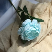 Umjetno cvijeće svileni bouquet dekor, FAU Phantom Roses cvjetni centri za tablice Vase Boho Boho Dekoracije