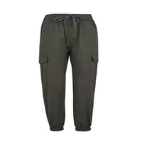 Muške teretne hlače Ležerne prilike za relacije elastične struke opuštene fit duge jogger pantalone
