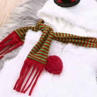 Dječji dječji dječaci Djevojke Božićni snjegović Modeliranje Fleece Roman Scarf setovi