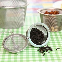 Prettyui nehrđajući čelik čaj infuziji začina cjedilo sa mikro perforiranim mrežama za strma labav čaj od lišća, biljnih, začina i začina