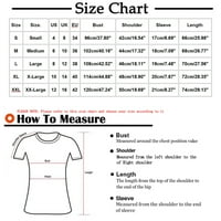 Zunfeo T majice za žene - tiskane svježe odabrane modne majice bez rukava za posadu bez rukava bluza