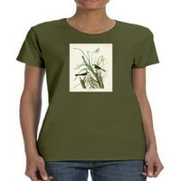 Mac Gillivray's Finch majica Žene -John James Audubon dizajn, ženska XX-velika