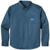 Muška Ford oval logotip zalijepljenih košulja sa džepom, ekstra mala regata plava