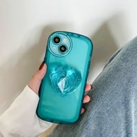 Slučaj telefona za srce Kompatibilan je s iPhone Pro Caseom, Slatka 3D futrola za srce, dijamantno srce