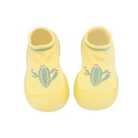 Kids cipele veličine slatke elastične šetače voće casual čarape prvo zatvorene masene tenisice žuto