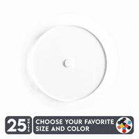 Jedinice Akrilni krug Blankovi sa središnjom rupom 1 8 debela - bistra ili čvrsta boja - izrađena u SAD-u