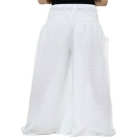 Binweede ženske pantalone, pune boje tiskane uzorke visoke struk vele duge labave hlače za proljetni jesen, s m l xl xxl