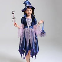 Darzheoy Girls Fairy Haljina odjeća za odjeću mreža dugih rukava Velike djevojke Haljina casual party