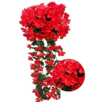 Simulacija ruža vinova vinova viljuška viseći zidni ukras Vjenčanje cvijeće
