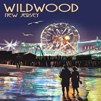 Wildwood, New Jersey, pristanište i vožnje noću