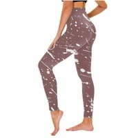 Mrat Workout pantalone za žene pune dužine joga hlače Dame Ležerne prilike ispisane joge Hlače visoke