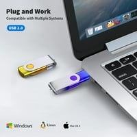 1GB flash pogonski paket, premium USB 2. Flash diskovi sakupljač palac 1GB USB (nova verzija