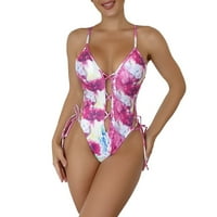 Bikini trudnoća bikini ženski ljetni kupaći kostim kravata tiskanim kupaćem kostimu bikini pletiva za