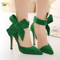 Sandale za pete za žensko-gležnjače casual seksi rimsko jato novo stil Stilettos ljetne sandale zeleno-5.5
