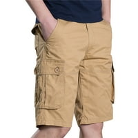 Muški ljetni teretni kratke hlače Brzo suho labav fit patentni patentni hlači na otvorenom planinarenje