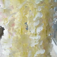 YeSbay umjetni wisteria cvijet cvijet ratana vinove vjenčanja kućna stranka DIY ukras, bjelokosti i