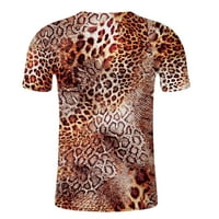 Muška grafička košulja Labava bluza ulica 3D digitalni tiskani kratki rukav Okrugli vrat Posebna casual