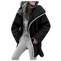 Amidoa Weons Shearling Shaggy Jacket kaput nejasno runo Teddy Outterwer Revel Sherpa Dukserica Zip up modna topla zimska odjeća