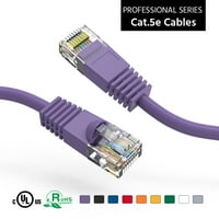 1FT CAT5E UTP Ethernet mrežom za podizanje kabela ljubičasta, pakovanje